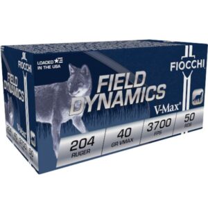 Fiocchi Extrema .204 Ruger 40 Grain Hornady V-Max 50 ct