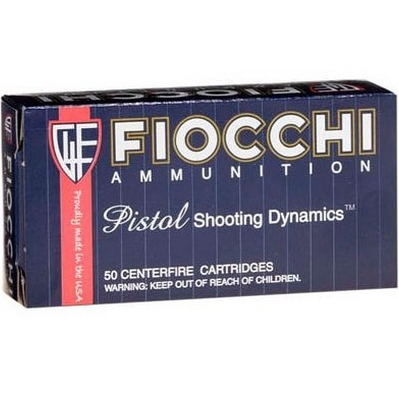 Fiocchi Shooting Dynamics .S&W 180 Grain FMJ 50 ct