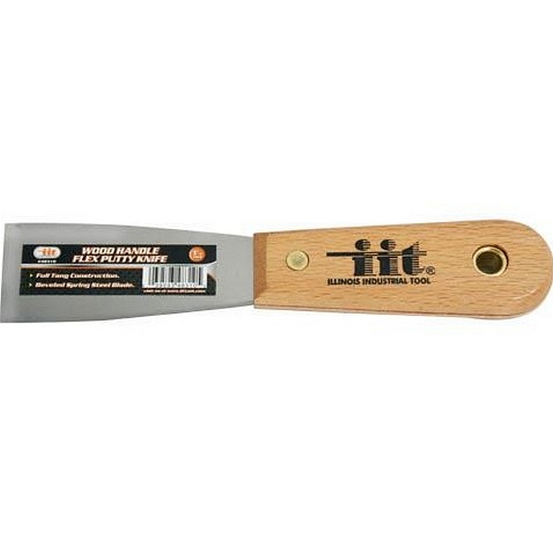 Flex Scraper Wood Handle Putty Knife 1.5”