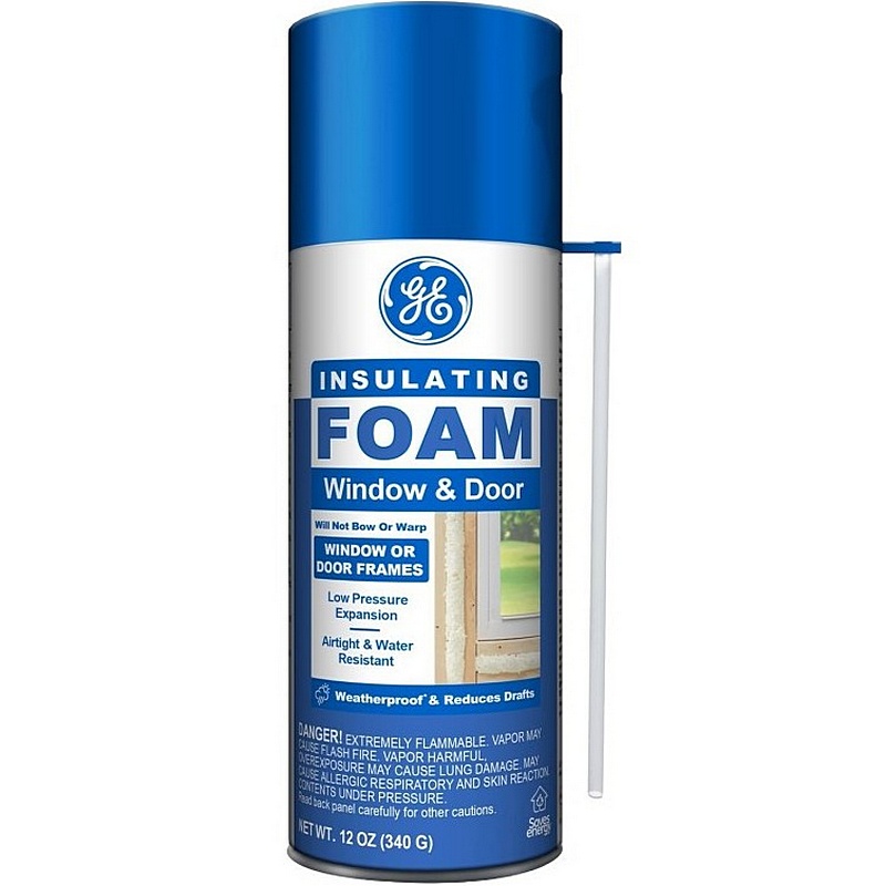 GE Window & Door Insulating Foam Sealant 12 oz