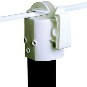 Gallagher Insulated White Steel T-Post Topper 10 ct