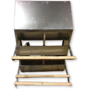 Galvanized Steel 4-Hole Poultry Nesting Box