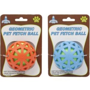 Geometric Design Squeaky Pet Ball