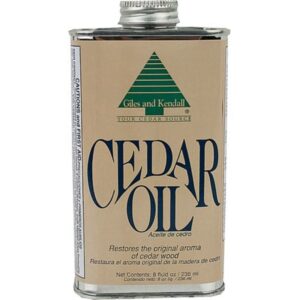 Giles and Kendall Cedar Oil Can 8 oz
