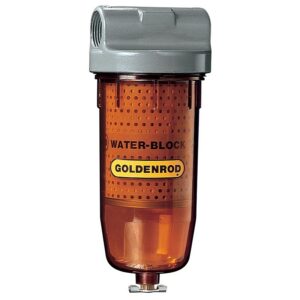 Goldenrod 496 Steel Water Block Fuel Filter 25 GPM