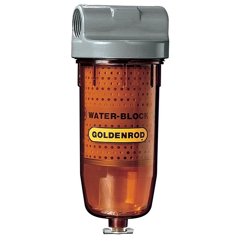 Goldenrod 496 Steel Water Block Fuel Filter 25 GPM