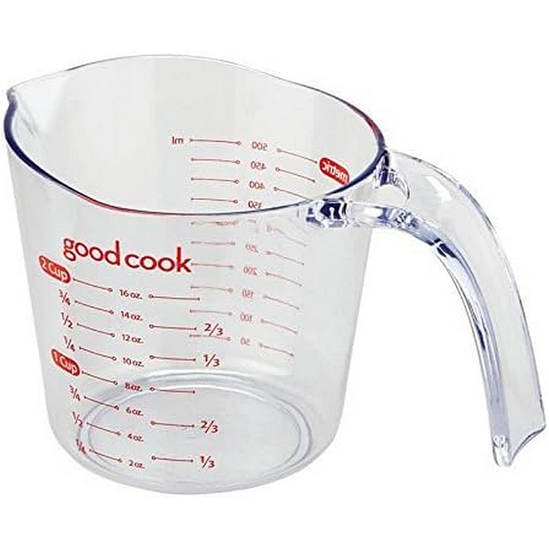 Good Cook Clear Plastic 2-Cup Measuring Cup
