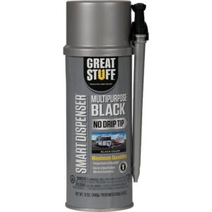 Great Stuff Smart Dispenser Multi-Purpose Black Sealant 12 oz