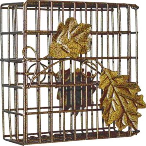 Heath Single Copper Leaf Suet Feeder