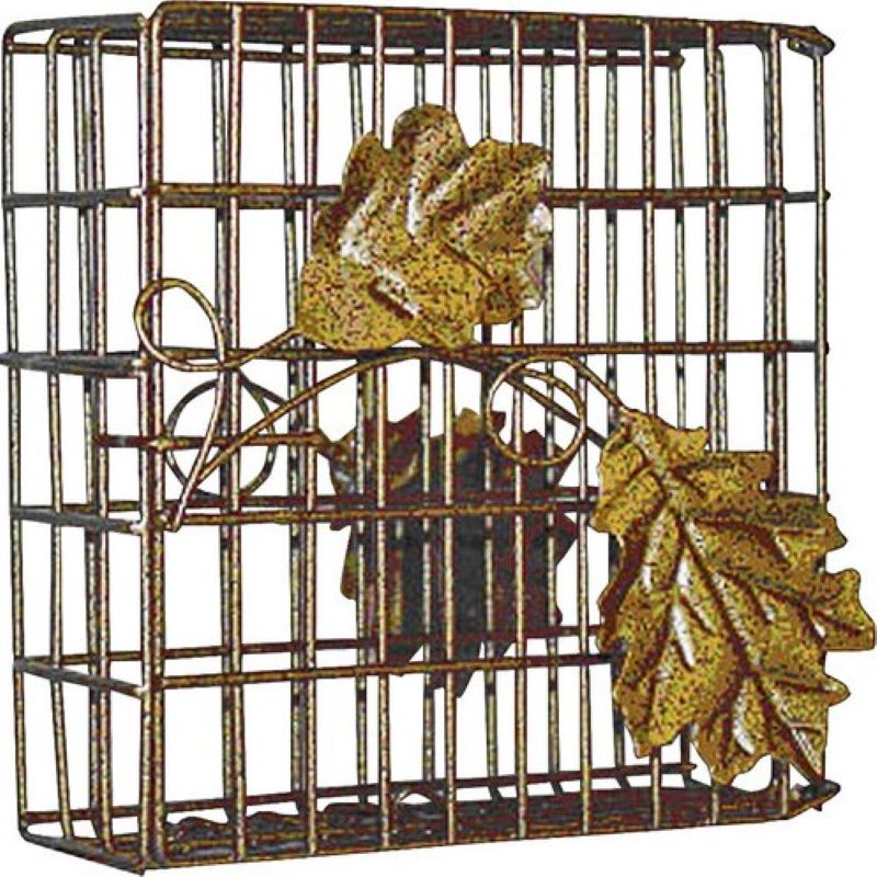 Heath Single Copper Leaf Suet Feeder