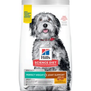 Hill’s Science Diet Perfect Weight & Joint Support Adult 1-6 Dog Food 12 lb