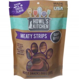 Howl’s Kitchen Meaty Strips Bacon & Cheese Soft Bites 12 oz