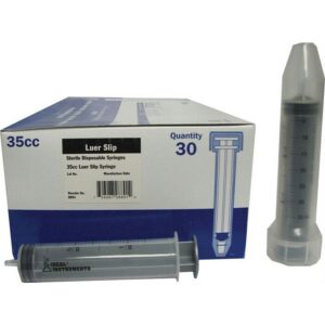 Ideal Disposable Luer Lock Syringe 35cc