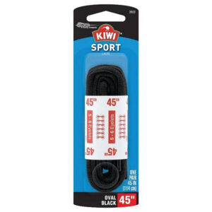 Kiwi Sport Athletic Shoe Laces Oval 45 inch Black