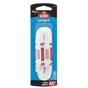 Kiwi Sport Athletic Shoe Laces Oval 45 inch White