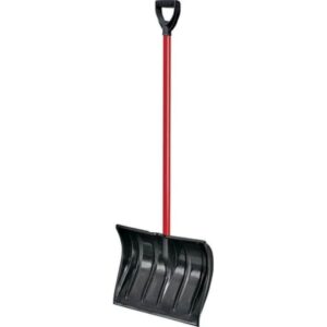 Klondike Wide Grip Poly Snow Shovel 16”x14”