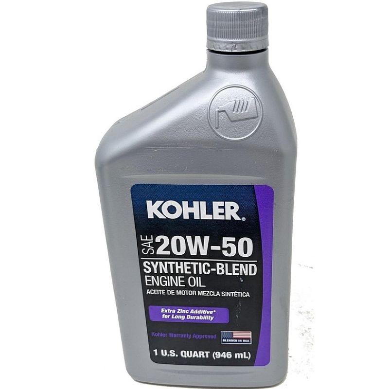 Kohler 25 357 68-S 20W-50 SAE Synthetic Blend 4-Cycle Engine Oil 1 qt