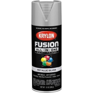 Krylon Fusion All-in-One Metallic Silver Spray Paint 12 oz