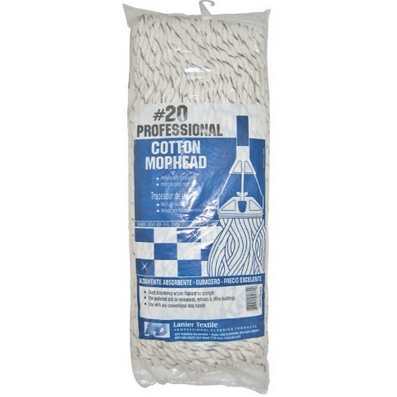 Lanier 4-Ply Cute End Cotton Mophead Refill #20