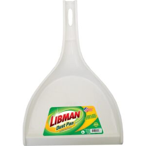 Libman White Plastic Dust Pan 10-1-2”