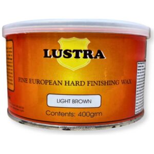 Lustra Light Brown Finishing Wax 400 grm