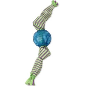 Mammoth Candy Wrap Squeaky Ball Dog Toy 9”