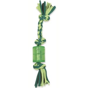 Mammoth Cloth Squeaky Rope Dog Toy 10”