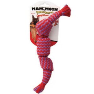 Mammoth Flossy Chews Candy Wraps Squeaky Dog Toy 15”