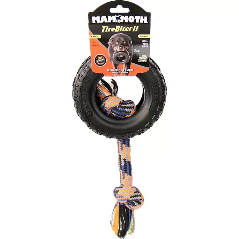 Mammoth TireBiter II XL Rope Dog Toy 7”
