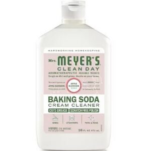 Mrs. Meyer’s Clean Day Apple Blossom Scent Baking Soda Cream Cleaner 16 oz
