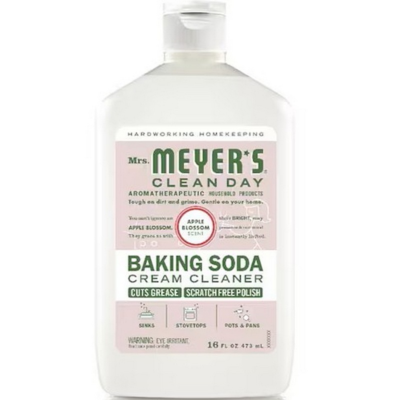 Mrs. Meyer’s Clean Day Apple Blossom Scent Baking Soda Cream Cleaner 16 oz