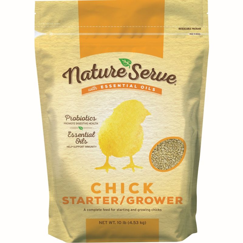 NatureServe Non-Medicated Chick Starter Grower Feed 10 lb
