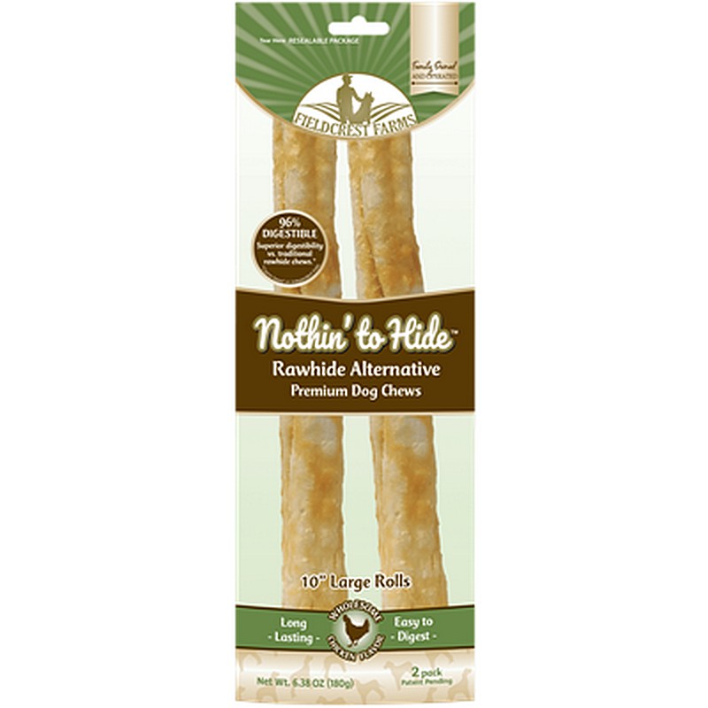 Nothin to Hide Chicken Roll 2Ct Dog Chew
