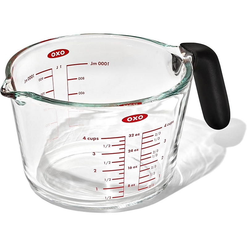 OXO Good Grips Clear Glass 4-Cup Measuring Cup