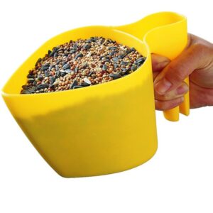 Perky Pet Scoop’n Fill Plastic Bird Seed Scoop 4 cup