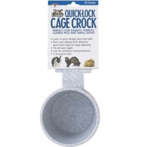 Pet Lodge Quick LockCage Crock 10 oz