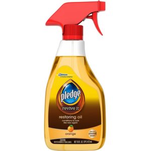 Pledge Restoring Oil Orange Scented Furniture Polish 16 oz