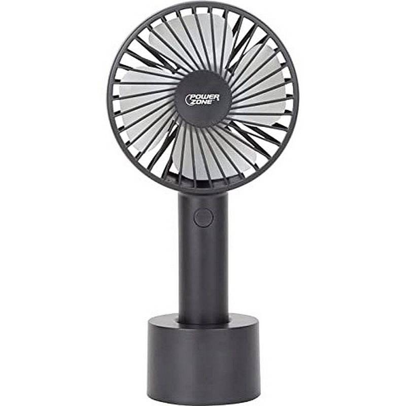 PowerZone 802B Rechargeable Handheld 3-Blade Fan