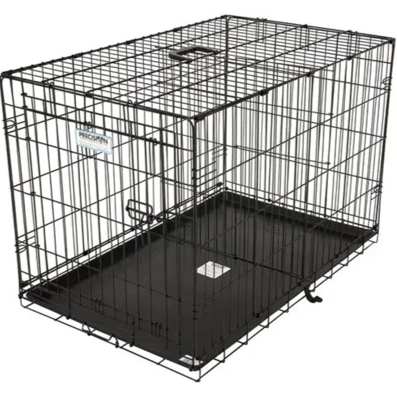 Precision Pet ProValu One Door Black Wire Dog Crate 34”x22”x25”