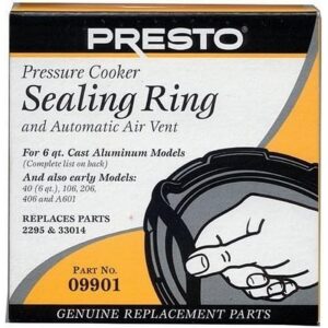 Presto 09901 Pressure Cooker Sealing Ring 6qt