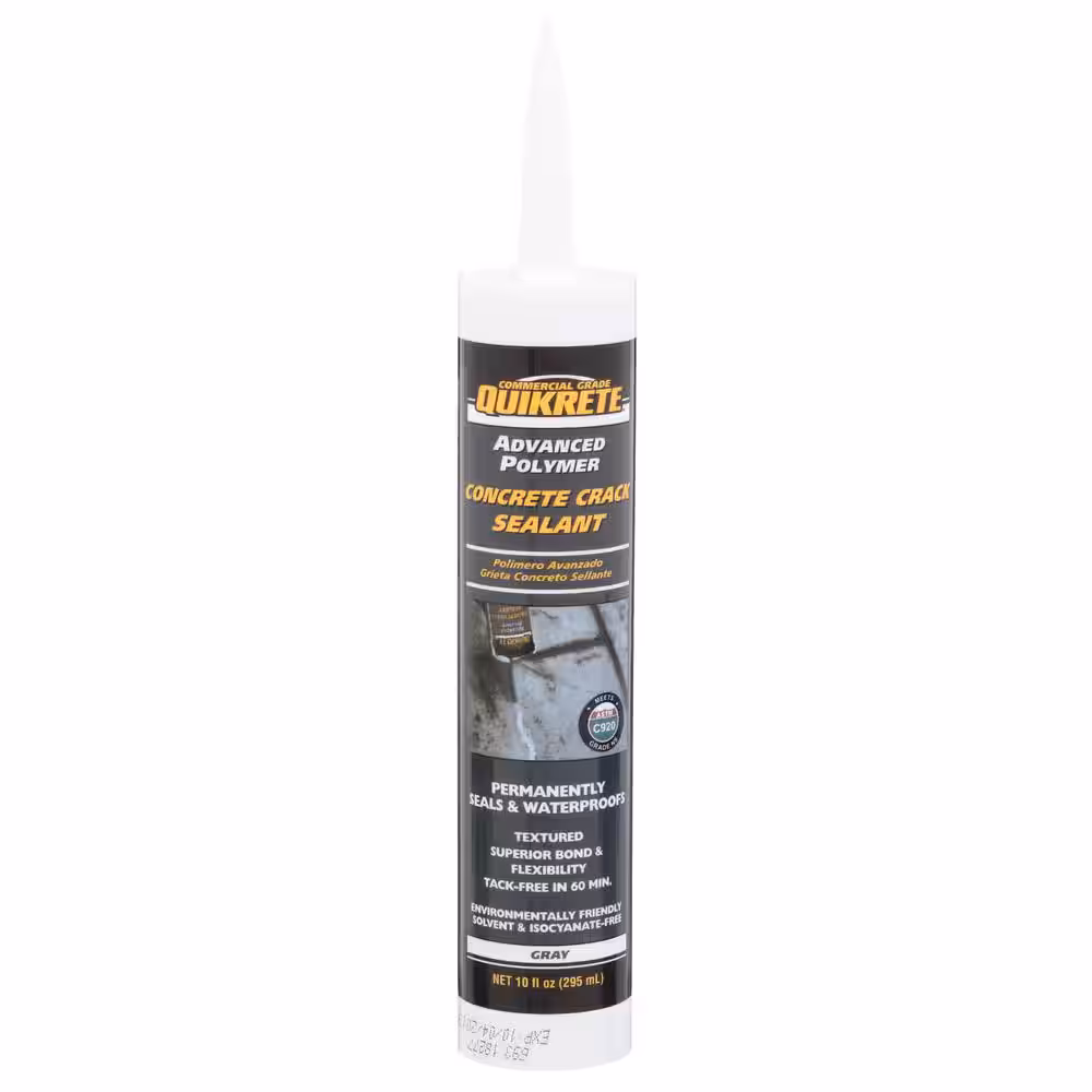 Quikrete Gray Polyurethane Concrete Crack Sealant 10 oz