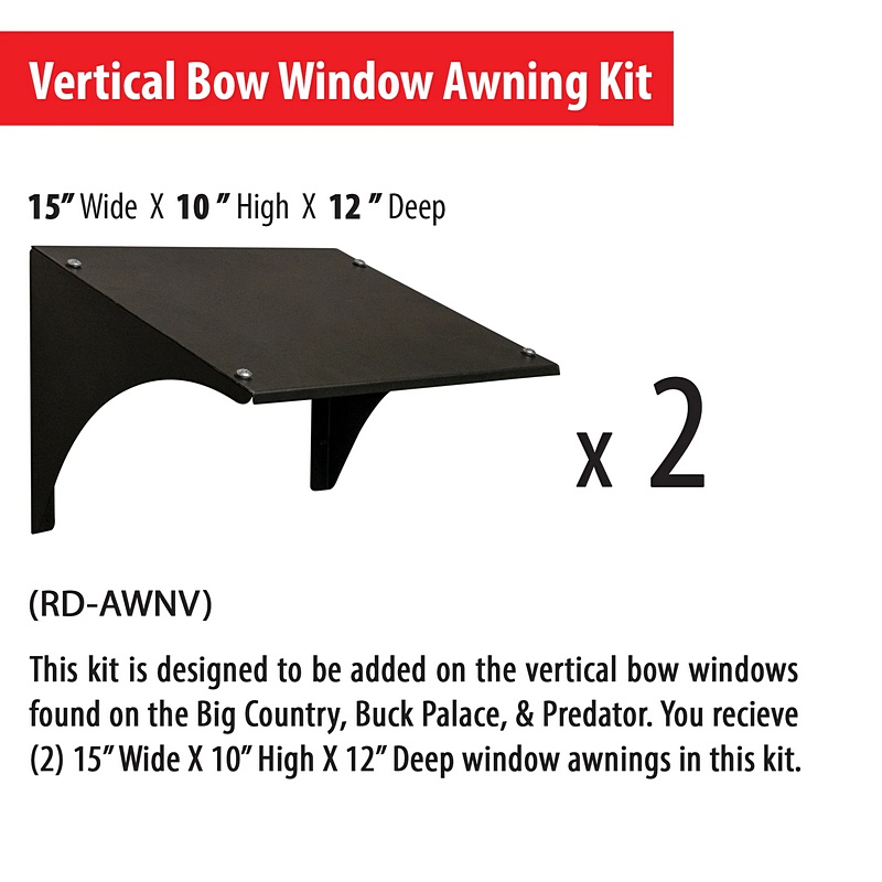 Redneck Blinds Window Awning Kit