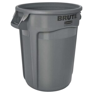 Rubbermaid Brute Gray Trash Can 32 gal