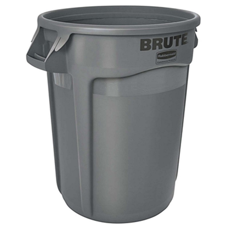 Rubbermaid Brute Gray Trash Can 32 gal