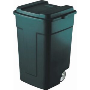 Rubbermaid Roughneck Plastic Wheeled Garbage Can 50 gal