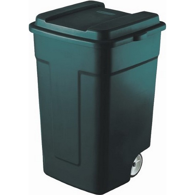 Rubbermaid Roughneck Plastic Wheeled Garbage Can 50 gal