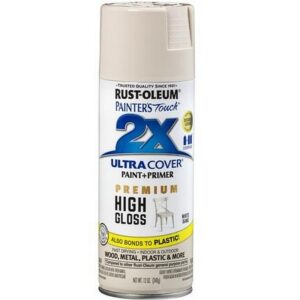 Rust-Oleum High Gloss White Sand Spray Paint 12 oz