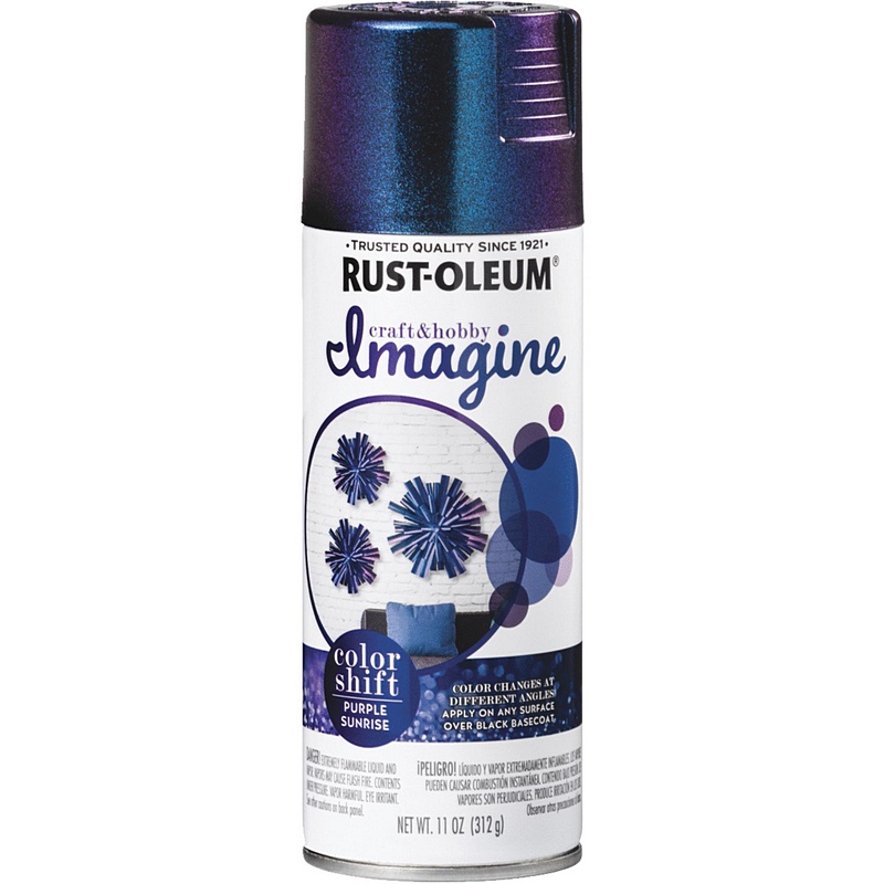 Rust-Oleum Imagine Craft & Hobby Color Shift Purple Sunrise Spray Paint 11 oz
