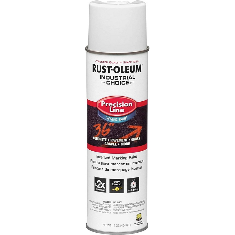 Rust-Oleum Inverted Marking White Spray Paint 17 oz