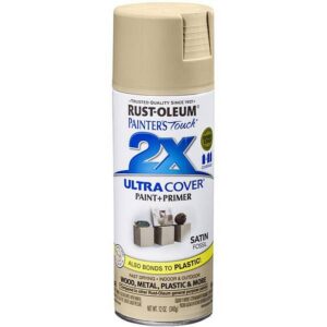 Rust-Oleum Painter’s Touch 2X Ultra Cover Satin Fossil Spray Paint 12 oz